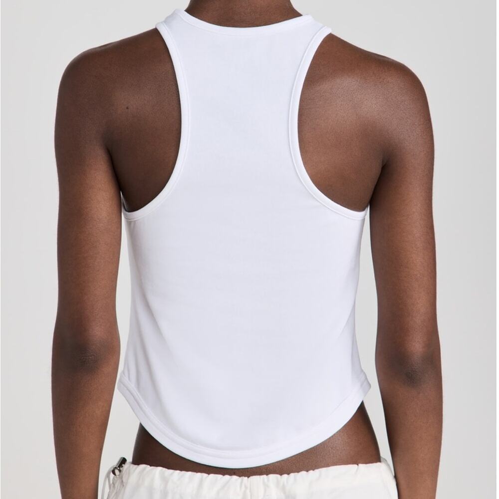 A.L.C. White Sculpted Racerback Tank - Picture 3 of 10